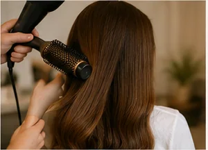 Editorial image of a smooth blowout finish